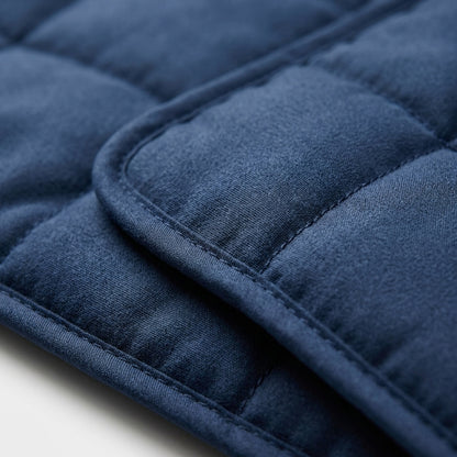 Vzno Quilted Large Dog Bed Mat 115 x 80 cm Navy - Detail view