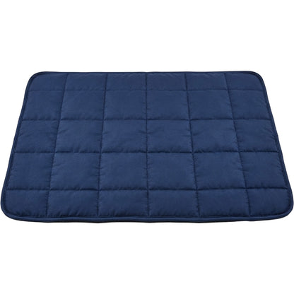 Vzno Quilted Large Dog Bed Mat 115 x 80 cm Navy - Product view